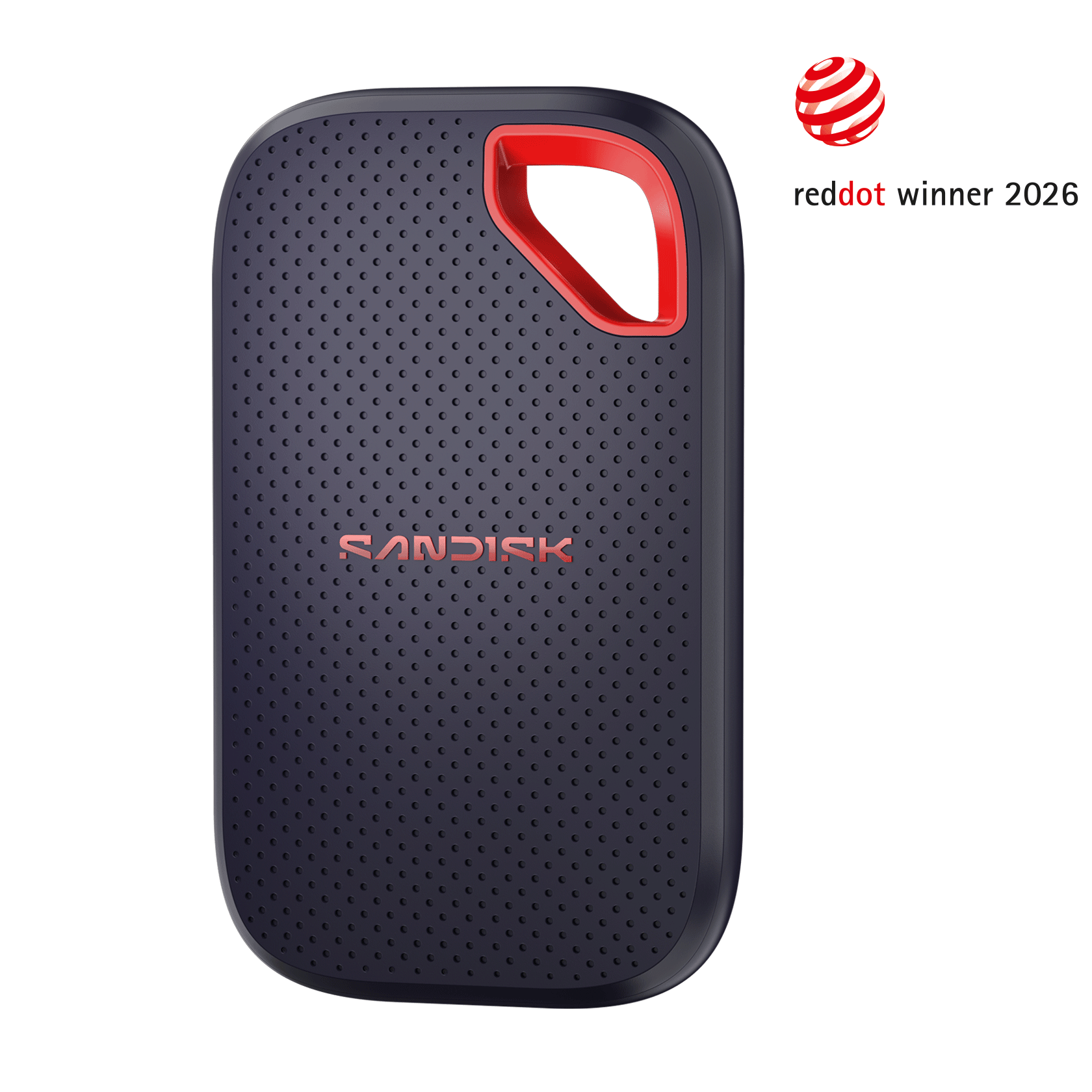 SanDisk Extreme Portable SSD New Model V3 angled view